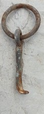 Antico gancio anello ferro