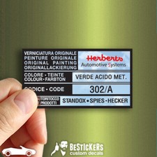 1 Adesivo etichetta Alfa