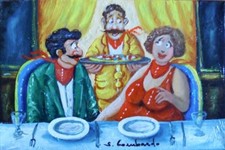 SALVO LOMBARDO OLIO SU TELA