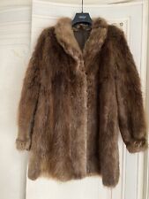 Cappotto Pelliccia VOLPE donna originale artigianale vintage volpe marrone