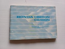 Honda CB 250 N - CB 400 N 1978 manuale uso libretto istruzioni originale