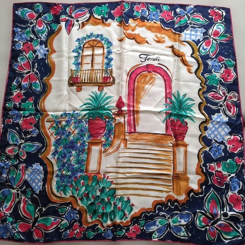 Fendi scarf with - floral, and
