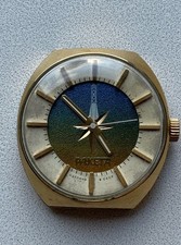 Orologio Raketa Soyuz URSS placcato oro AU5 anni 70 revisionato