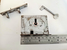 Antica serratura a bauletto scatola 1 chiave 76 mm x 58 mm (4863)