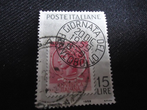 Timbre italie lire - timbre,