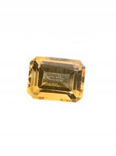 Natural citrine emerald cut - citrine,