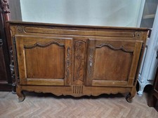 ANTICA CREDENZA A 2 ANTE, IN NOCE