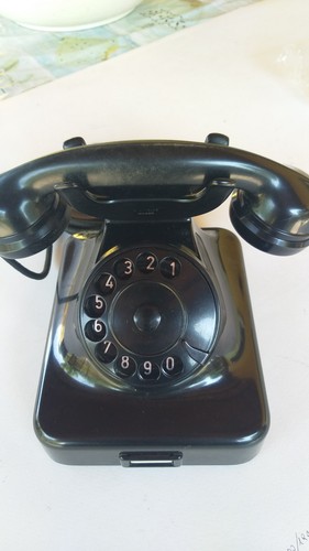 Telefono bachelite nero - bachelite,