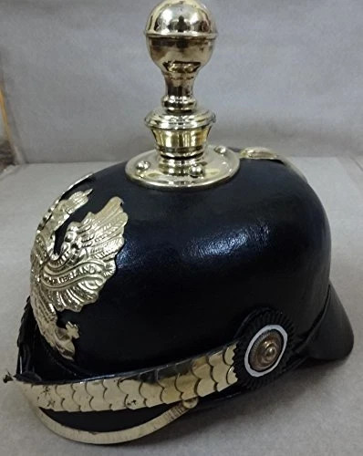 Elmetto pelle pickelhaube - pelle,