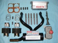 FIAT 500 & 126 KIT ELABORAZIONE MOTORE ABARTH 650 PISTONI CAMMA CANNETTE COPPA
