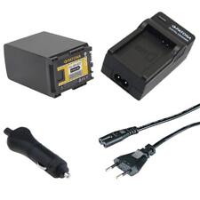 Batteria Patona + caricabatteria casa/auto per Canon Legria HF G25,HF M30