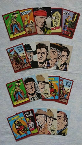 Tex willer cards - tex, figurine