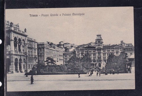 Cartolina trieste piazza - cartolina,