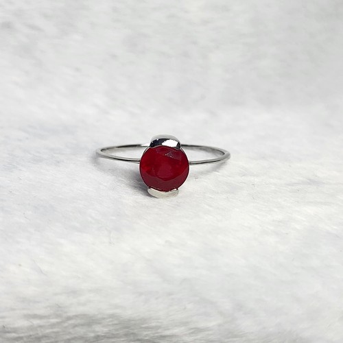 Anello tondo argento - anello, in