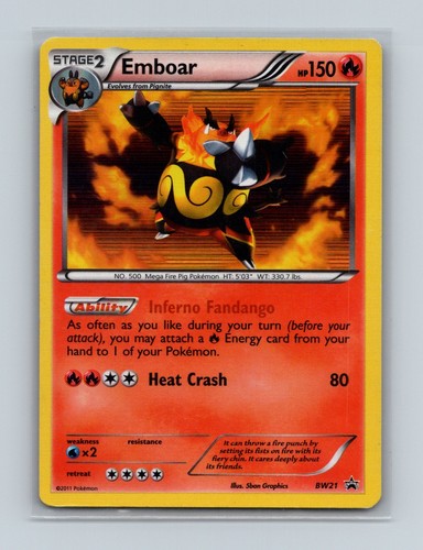 Emboar holo promo black and - black,
