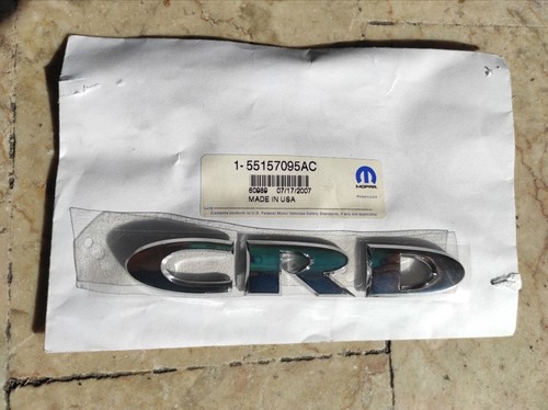 Targhetta scritta crd jeep - "crd",