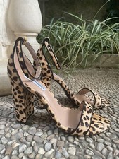 STEVE MADDEN - CARRSON - Sandali con tacco - Leopardo - Vera Pelle - Taglia 39