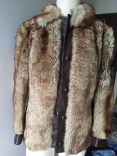 pelliccia Lapin Giacca Con Pelle 