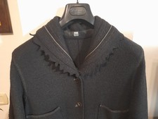 Cappotto Marithe + Francois Girbaud originale TG.46 pura lana cotta taglio vivo