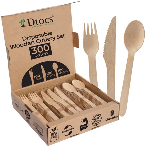 Dtocs set posate legno - di,
