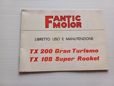 Fantic Motor 50 Gran Turismo TX200-Super Rocket TX108 1976 Manuale Uso originale