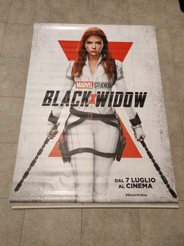 Black widow banner telato - widow,