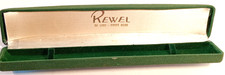 REWEL DE LUXE-SWISS MADE-SCATOLA PER OROLOGIO-VINTAGE-D'EPOCA-RARE WATCH -USATA
