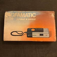 Fotocamera tascabile vintage Agfa Agfamatic 508 sensore fotocamera retrò 