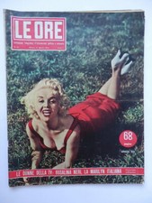 LE ORE Rosalina Neri la Marilyn Monroe italiana in cover 1954 rivista nr 66 