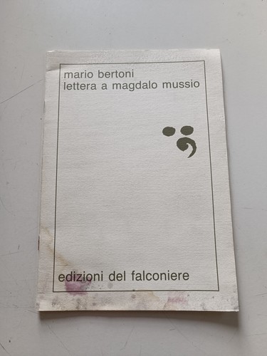 Mario bertoni lettera - mario,