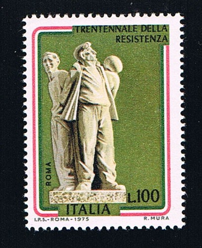 Italia francobollo trentennale - italia,