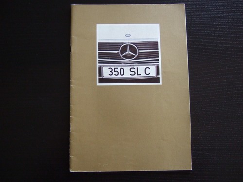 Mercedes prospetto 350slc - mercedes, ·