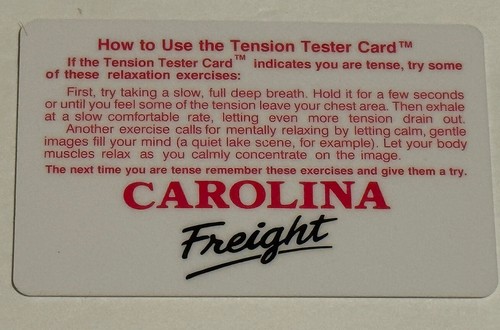 Vintage carolina freight - -,