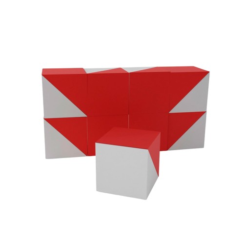 3d3 cubi kohs rosso - di,