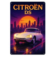 Poster in metallo per auto