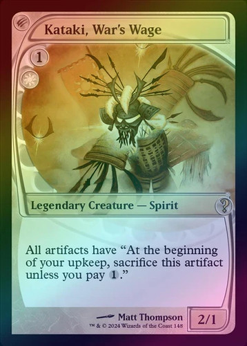 Kataki war wage - war's, (foil)