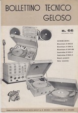 Bollettino Tecnico GELOSO - N° 66 - Autunno 1956