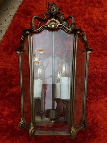 Lanterna lampadario antico - , in
