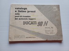 Ducati 98 N 1954-56 catalogo ricambi originale italiano Spare Parts Catalogue