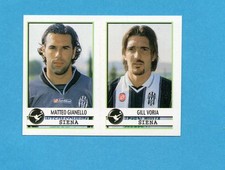 PANINI CALCIATORI 2001/02- Figurina n.586- GIANELLO+VORIA - SIENA -NEW