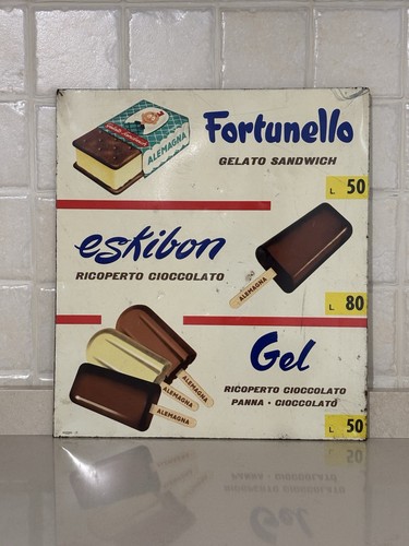 Insegna pubblicitaria gelati
