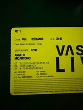 Vasco Rossi PIT 1 biglietto