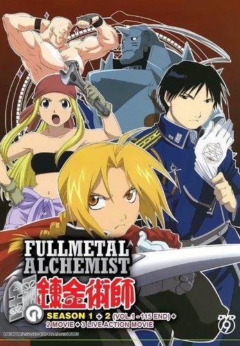 Dvd fullmetal alchemist serie - dvd,