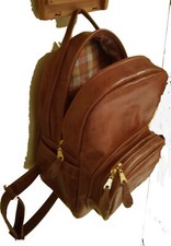 Zaini donna in vera pelle artigianali-Prodotto fatto a mano-Nero,Bordeaux,Rosso