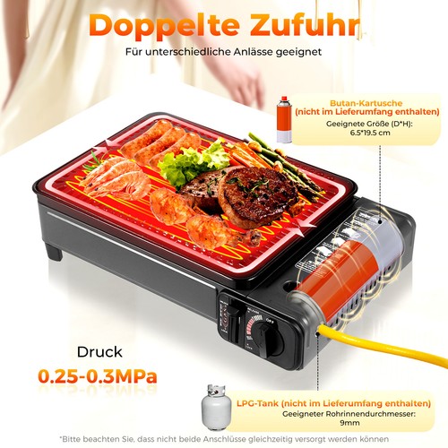Fornello butano grill gas - a,
