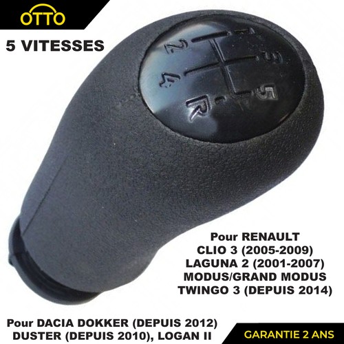 Pommeau levier vitesse - de,