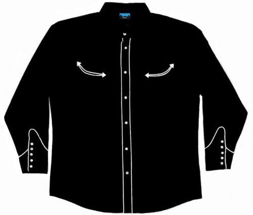 Camicia elegante western