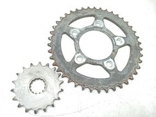 SET PIGNONE 18T  E CORONA 42T SPROCKET CROWN TRIUMPH SPEEDMASTER 865 10-17