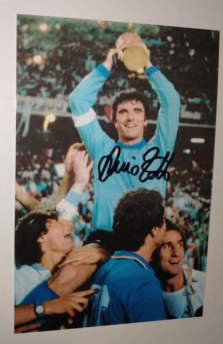 Autografo dino zoff foto - autografo,