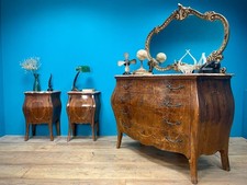 CASSETTONE COMO' BAROCCO MARMO DIASPRO SICILIA INTARSIATO BRONZI ROCOCO'